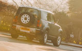 3 Land Rover Defender 2022 long term review cornering rear 3 Land Rover Defender 2022 long term review cornering rear