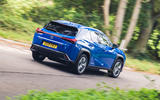 3 Lexus UX300e 2022 long term review cornering rear