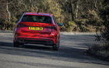 3 Skoda Octavia vRS estate 2021 LT tracking rear 3 Skoda Octavia vRS estate 2021 LT tracking rear