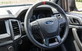 Ford Ranger Raptor 2019 long term review - steering wheel