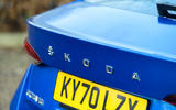 6 Skoda Octavia 2021 long term review rear badge 6 Skoda Octavia 2021 long term review rear badge