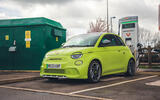 abarth 500e parked abarth 500e parked