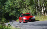 Alfa Romeo Giulia from distance Alfa Romeo Giulia from distance