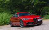 Alfa Romeo Giulia parked Alfa Romeo Giulia parked