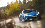 Alpine A110 dynamic wet roads front 2 Alpine A110 dynamic wet roads front 2
