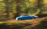 Alpine A110 winter woods 2 Alpine A110 winter woods 2