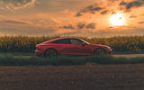 Audi E tron GT sunset