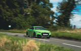 Audi TT RS cornering Audi TT RS cornering