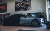 Bentley Flying Spur with a cover on Bentley Flying Spur with a cover on