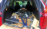Honda CR-V hybrid 2019 long-term review - bike in boot