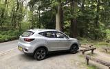 MG ZS 2019 long-term review - parked at a rest stop