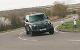 Land Rover Defender 130 cornering Land Rover Defender 130 cornering