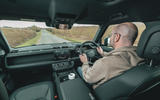 Land Rover Defender 130 over the shoulder Land Rover Defender 130 over the shoulder