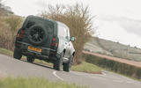 Land Rover Defender 130 rear cornering Land Rover Defender 130 rear cornering