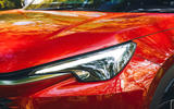 Lexus LBX front light close up Lexus LBX front light close up