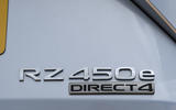 Lexus RZ model badge Lexus RZ model badge