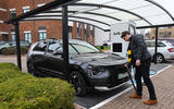 Mark Tisshaw with Kia Niro EV Mark Tisshaw with Kia Niro EV