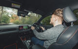 MG 3 interior driving shot MG 3 interior driving shot