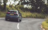 MG 4 EV rear cornering MG 4 EV rear cornering