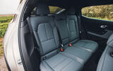 Polestar 2 rear seats close up Polestar 2 rear seats close up