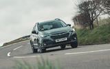 Subaru Crosstrek cornering