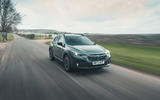 Subaru Crosstrek front driving shot Subaru Crosstrek front driving shot