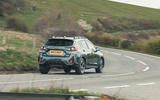 Subaru Crosstrek side cornering 2