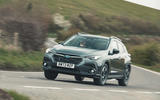 Subaru Crosstrek side left cornering Subaru Crosstrek side left cornering