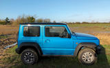 Suzuki Jimny 2019 long-term review - muddy field Suzuki Jimny 2019 long-term review - muddy field
