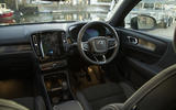 Volvo XC40 Recharge front interior Volvo XC40 Recharge front interior