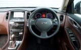 Leather-heavy cockpit has a rich, upmarket ambience Infiniti EX dashboard