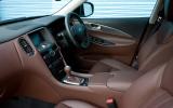 Shoulder room and headroom will be tight for large occupants Infiniti EX interior