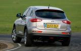 Infiniti EX rear cornering