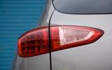 Slim, tapered rear lights echo the design of the headlights Infiniti EX rear lights
