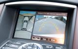Reaview and surround view cameras make parking easy Infiniti EX reversing camera