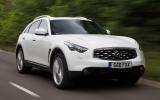 The FX glides effortlessly without ever feeling like it is genuinely rapid Infiniti FX front quarter