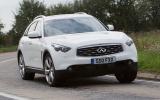 The Infiniti handles, steers and controls the movements of its body at high speeds with genuine dexterity Infiniti FX cornering