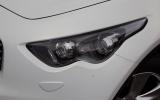 The FX’s headlights mirror the design of those found on G37 models Infiniti FX headlights