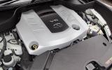 The 3-litre V6 turbodiesel produces 406lb ft of torque at just 1750rpm  Infiniti FX 3.0-litre V6 diesel engine