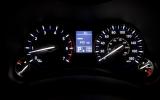 Blue-lit dials look appealing and the font is easy to read Infiniti M instrument cluster