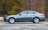 The seven-speed automatic transmission's changes, for the most part, are smooth and well timed The 235bhp Infiniti M