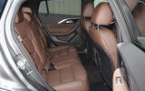 Infiniti QX30 rear seats