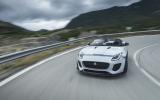 Jaguar F-Type Project 7 cornering