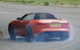 Jaguar F-Type Convertible rear cornering