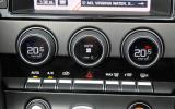 Jaguar F-Type climate control switchgear