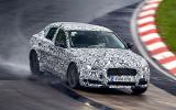 Jaguar XE revealed ahead of 2015 launch Jaguar XE revealed ahead of 2015 launch