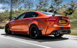 Jaguar XE SV Project 8 2018 road test review hero rear