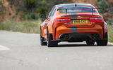 Jaguar XE SV Project 8 2018 road test review rear end