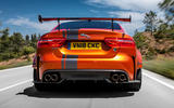 Jaguar XE SV Project 8 2018 road test review rear speed
