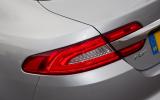 Rear lights are LED and are designed so that they extend into the boot Jaguar XF rear lights